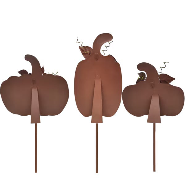 The Round Top Collection Ribbon Pumpkins Cream