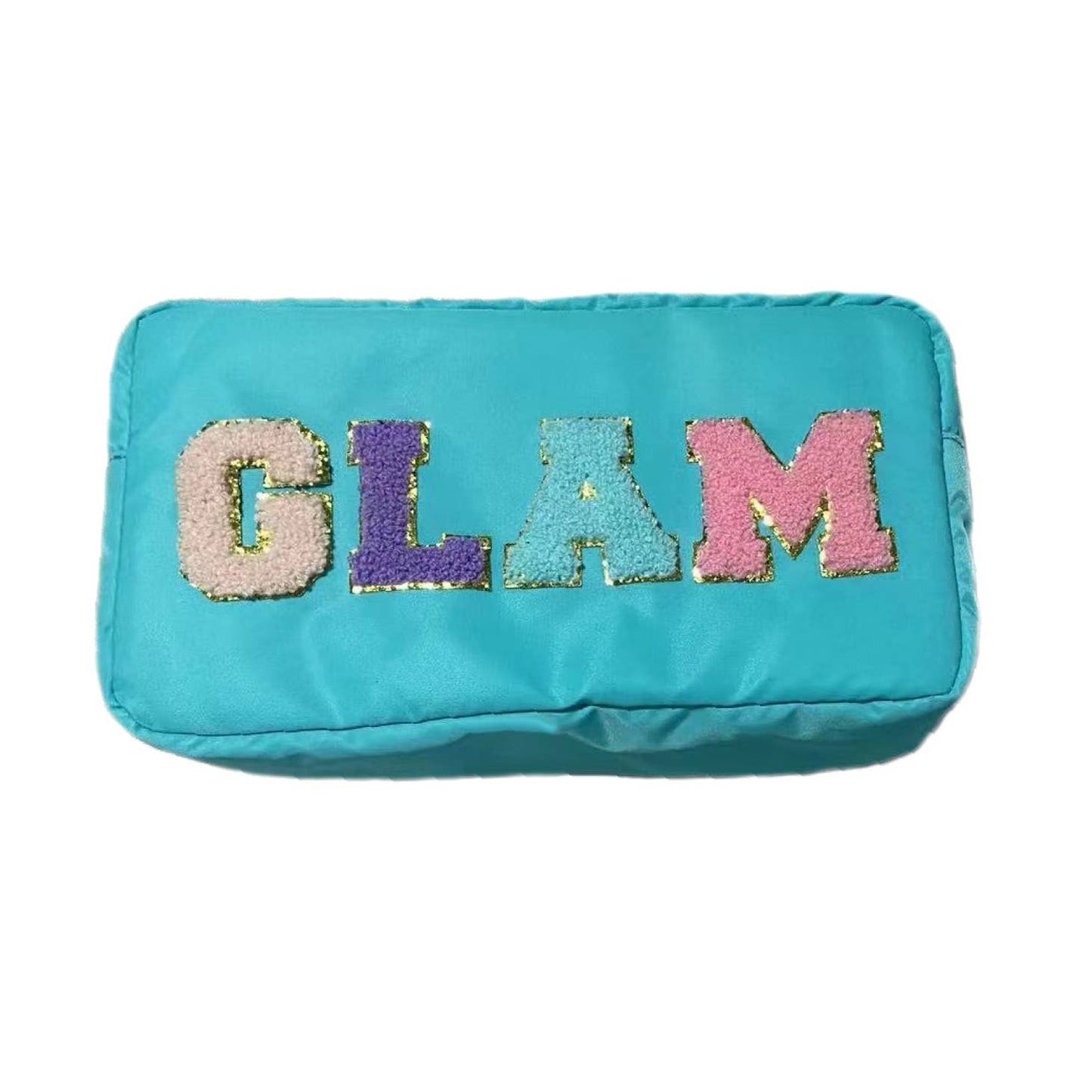 Varsity Collection Nylon Cosmetic Bag