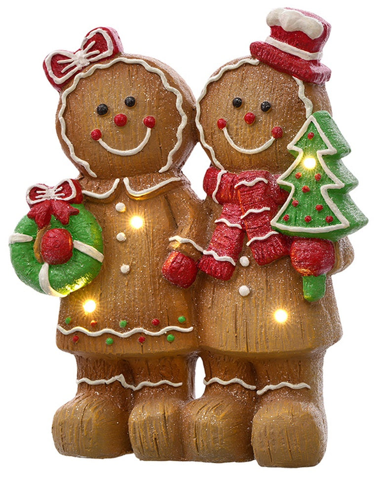 MGO Gingerbread Couple LED