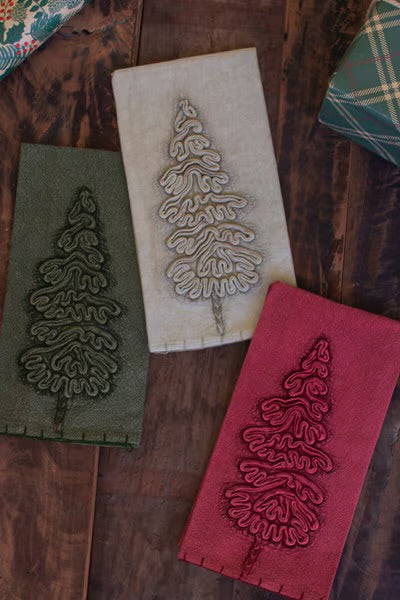 Kalalou Christmas Tree Kitchen Towels