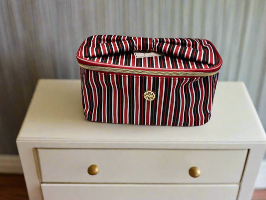 Mary Square Kiss & Make Up Red & Black Stripe