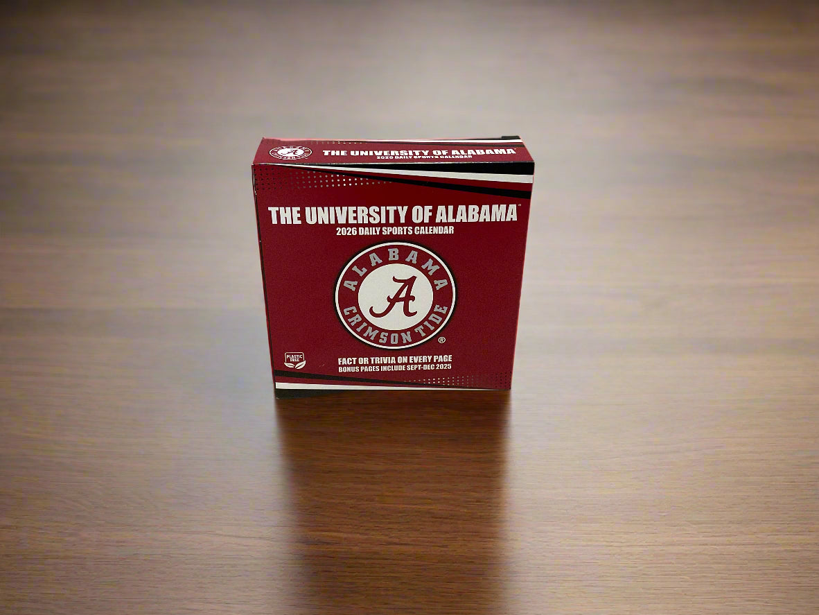 Alabama Crimson Tide 2026 Desk Calendar By Turner Licensing