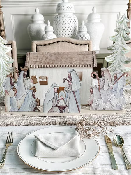 The Round Top Collection Holy Family, Shepards & Kings Mantle