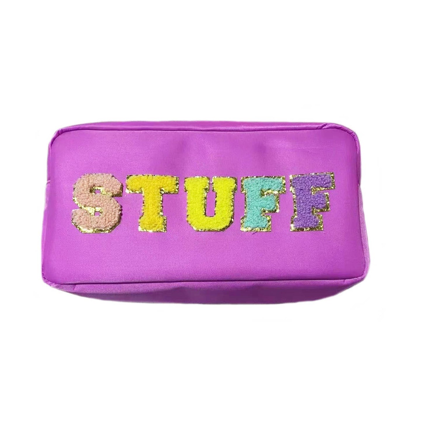Varsity Collection Nylon Cosmetic Bag