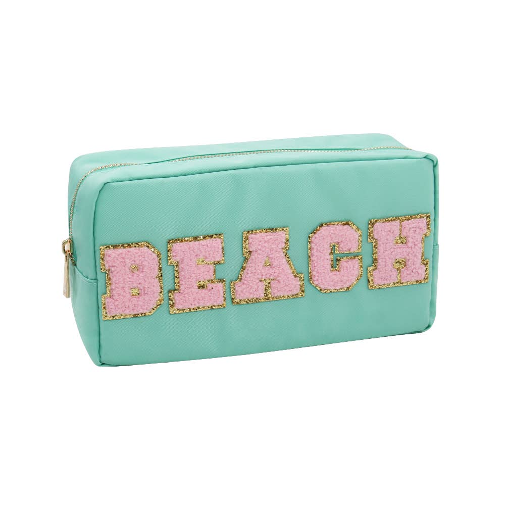 Varsity Collection Nylon Cosmetic Bag
