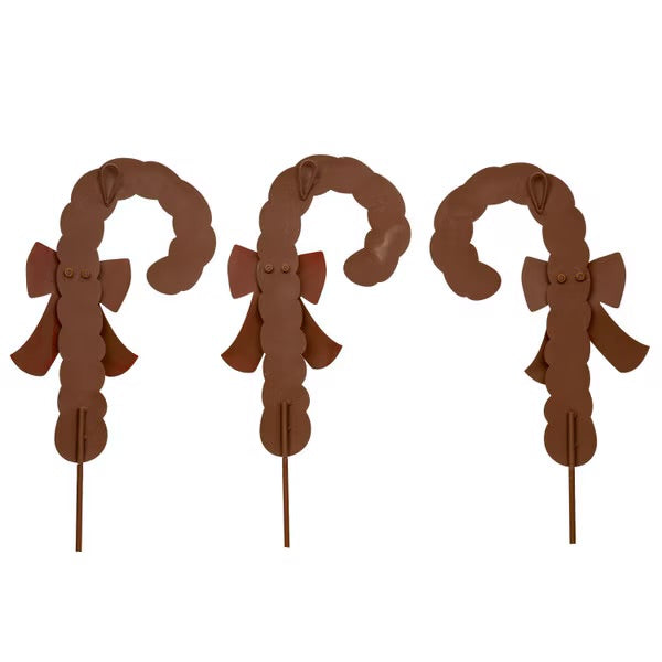 The Round Top Collection Merry & Bright Candy Canes With Bows