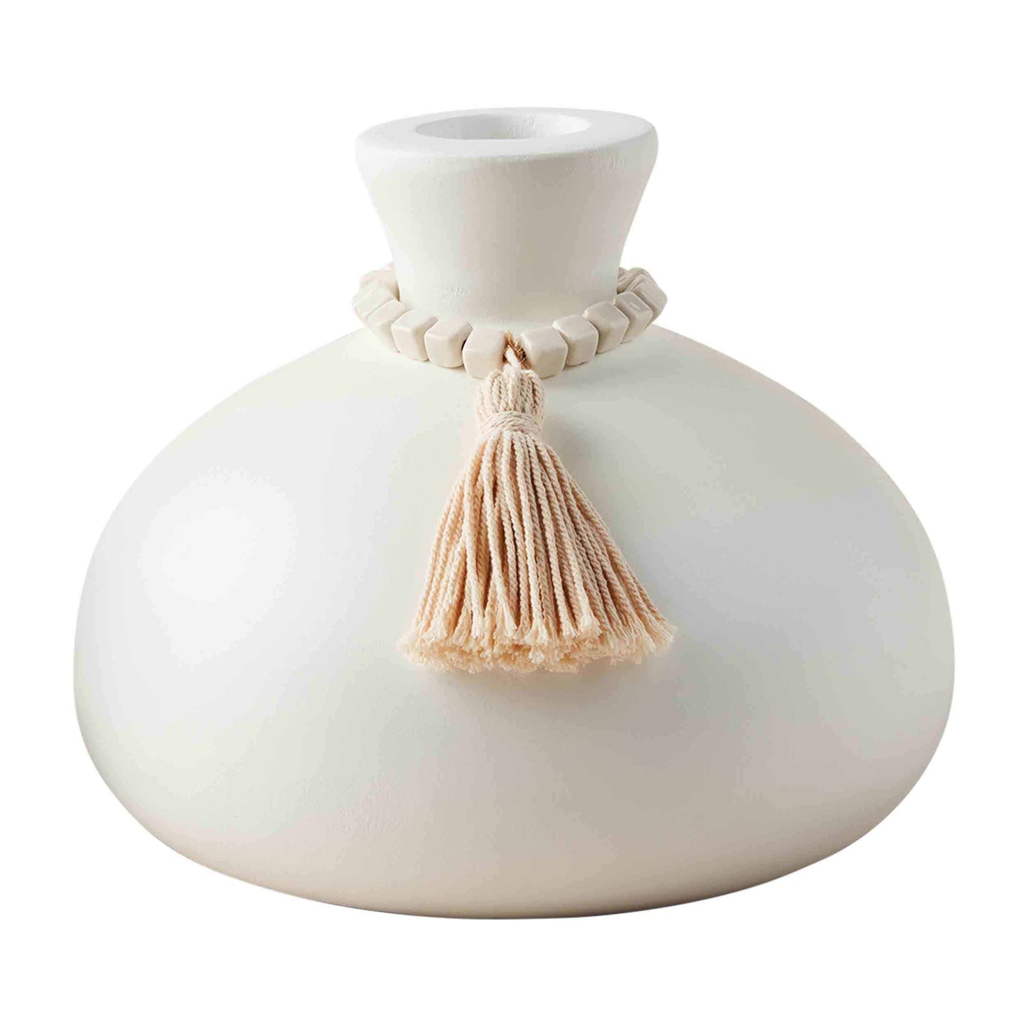 Mudpie White Paulownia Vase