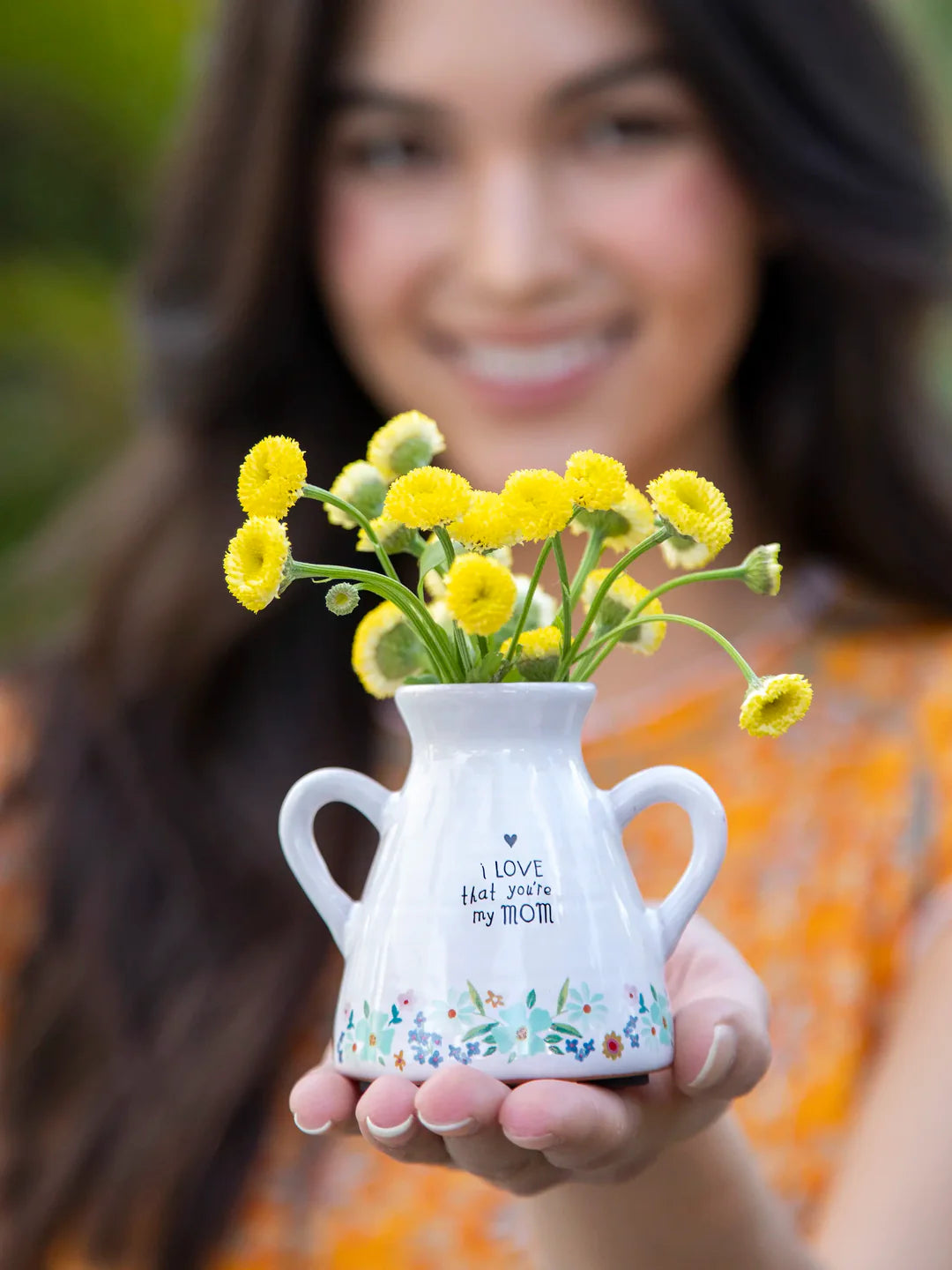 Natural Life Artisan Bud Vase-Mom