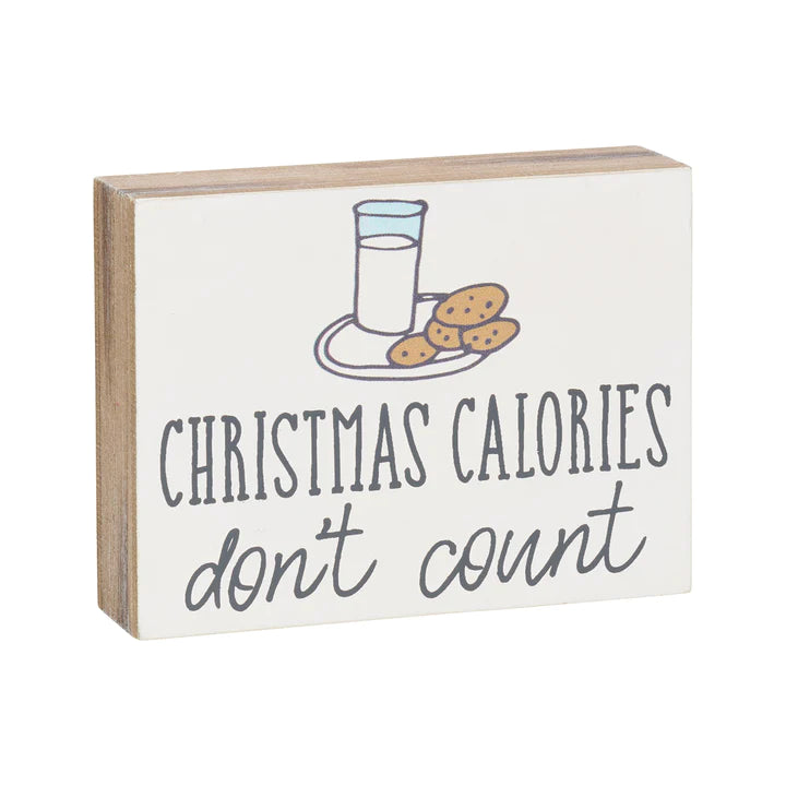CALORIES BLOCK SIGN
