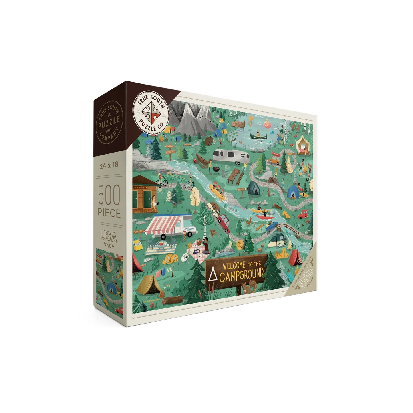 True South Puzzle Co. Camping