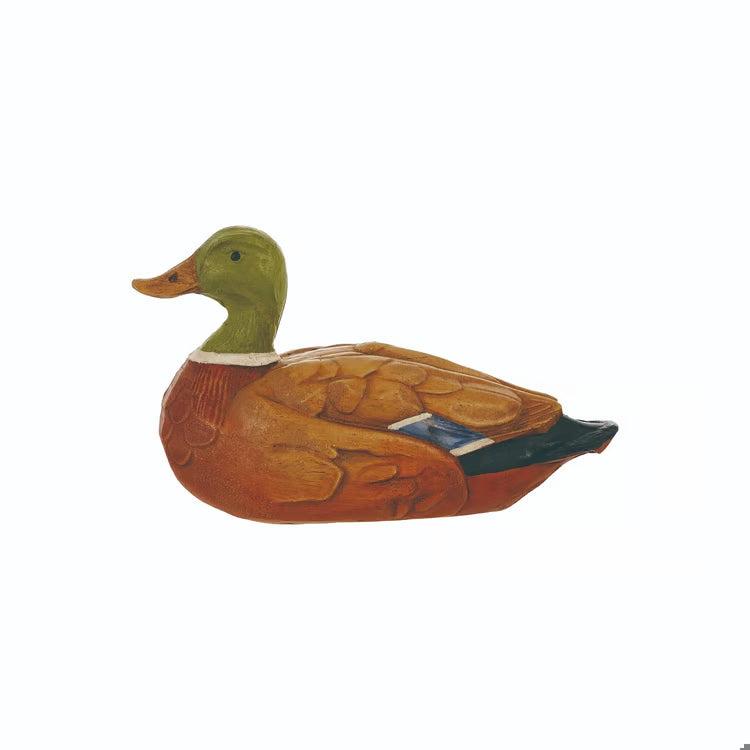 HAZEL MAZEL Resin Mallard, Natural, Green
