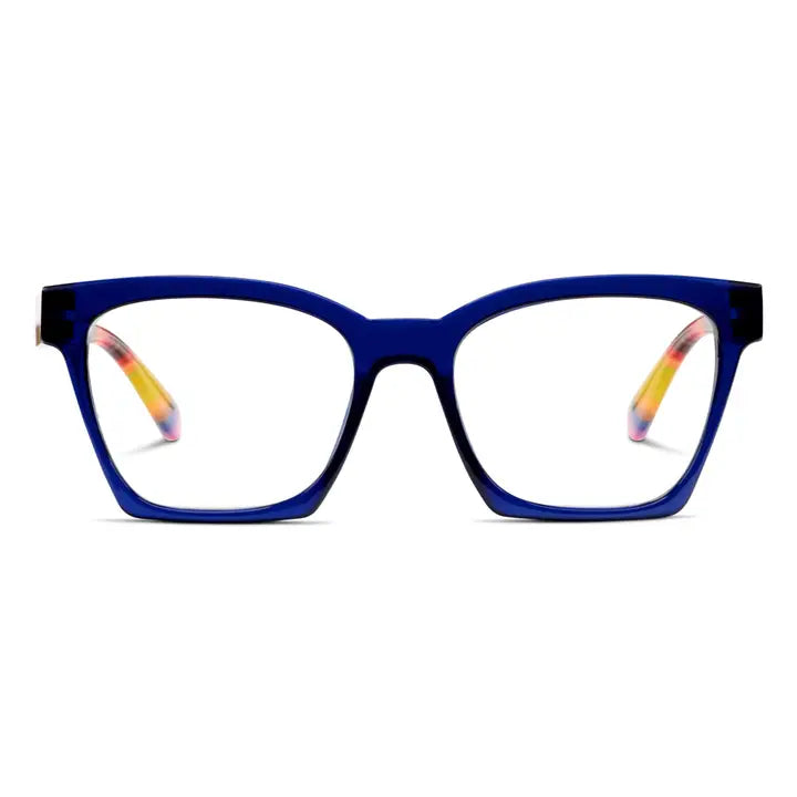 Peepers Maisie (Blue Light)-Blue/Ikat