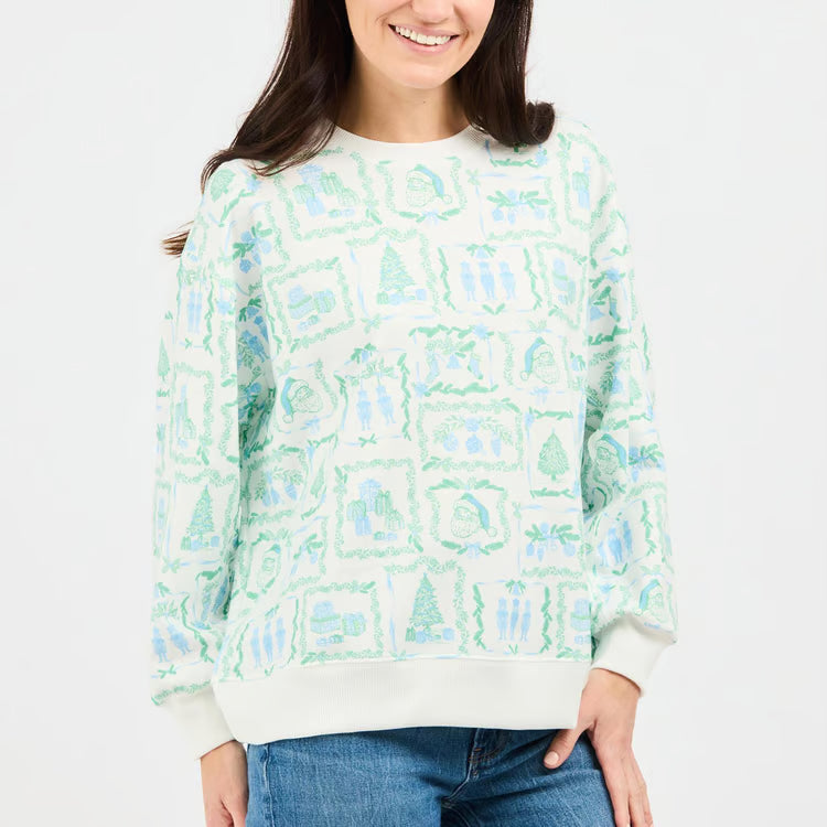 MARY SQUARE Sweatshirt Sarah Yuletide Vgntts