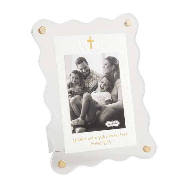 MUD PIE ACRYLIC CROSS FRAME