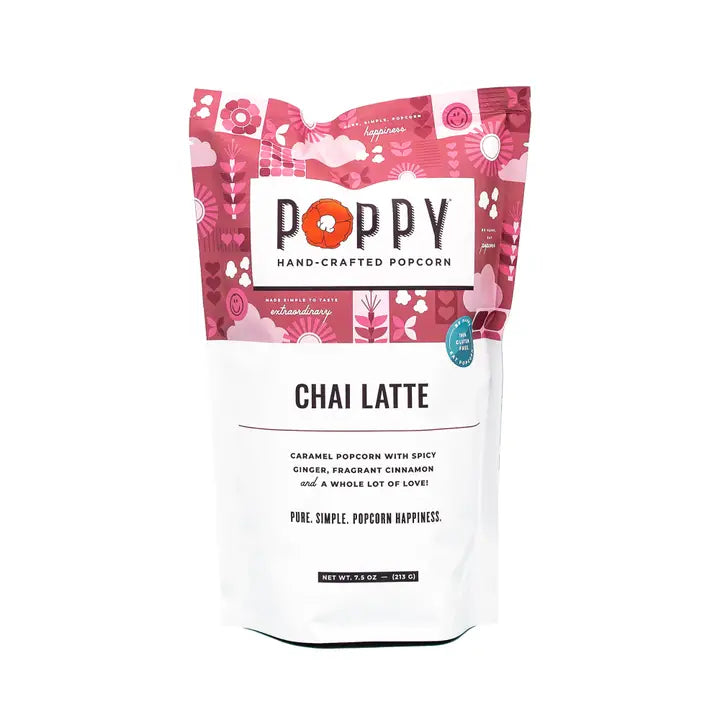 Poppy Chai Latte Popcorn