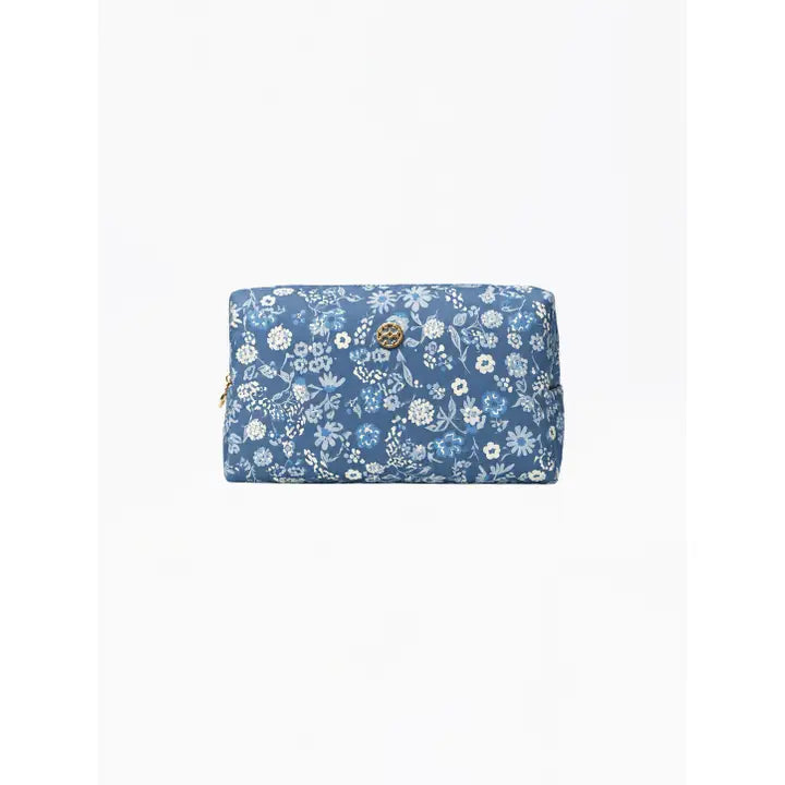 Mary Square Lets Face It Bag | Petal Charm Blue