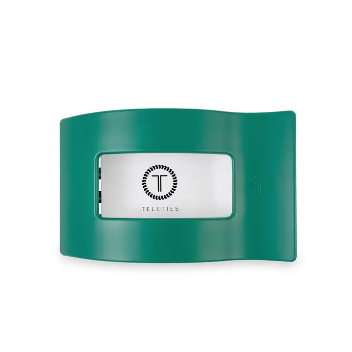 Teleties Flat Rectangle Hair Clip | Medium | Fir Real