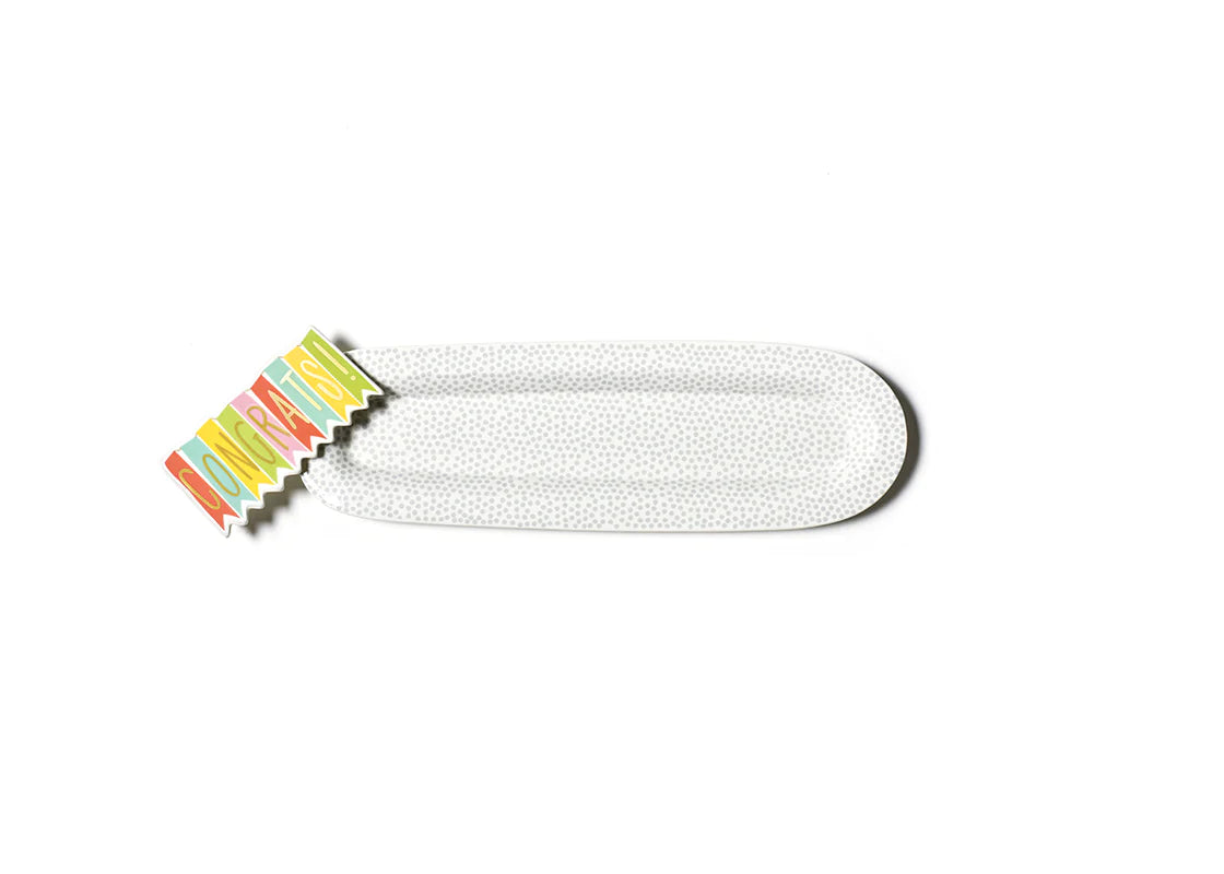 HAPPY EVERYTHING! MINI SKINNY 17 OVAL/ENTERTAINING TRAY