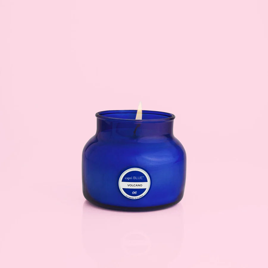 capri BLUE Volcano Signature Petite Candle, 8 oz