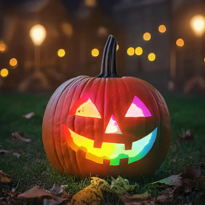 Spooky Lites! Jack-O-Lantern Color Changing Lights