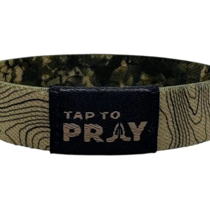 Versible Tap To Pray™ Wristbands - Valor Camo & Isaiah 6:8