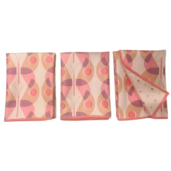 Once Again Home Co. Mighty Mini Towel (Set of 3) Reversible - Hj Butterfly