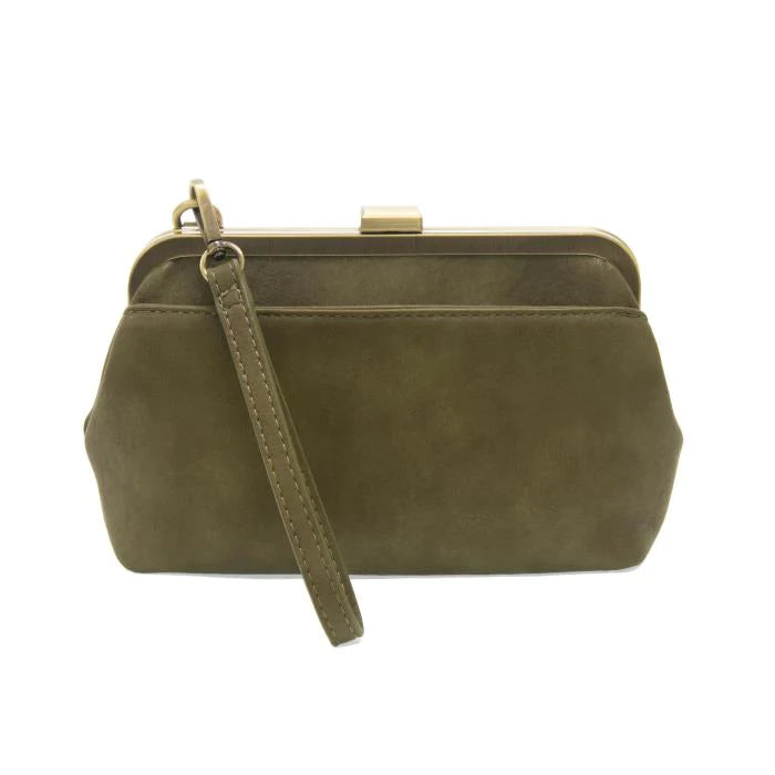 Vivie Frame Lock Crossbody/Wristlet