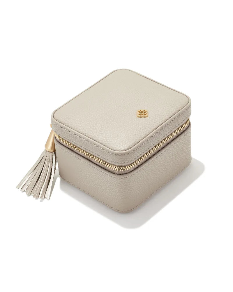 Kendra Scott Small Travel Jewelry Case in Taupe