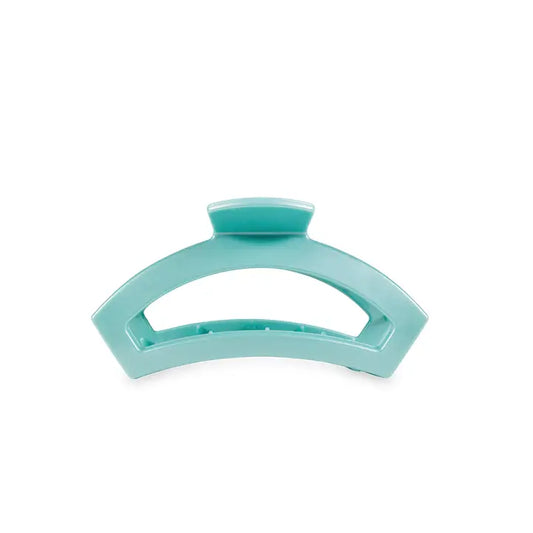 Teleties Open Hair Clip | Tiny | Totally Turquoise