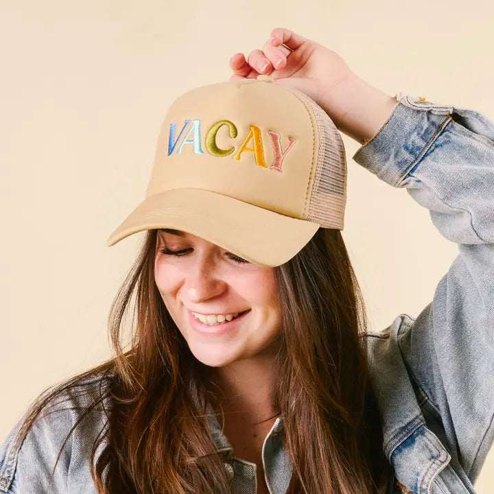 The Darling Effect Trucker Hat-Vacay