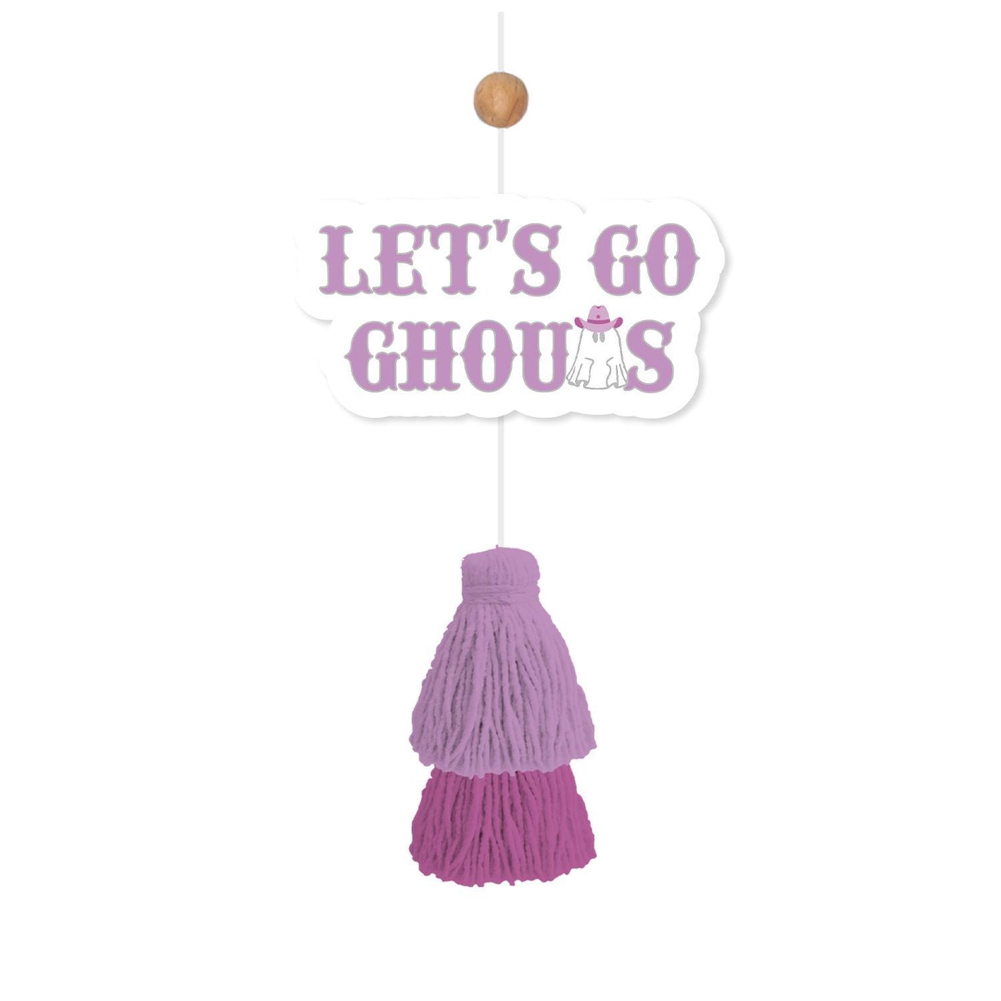 Mary Square Air Freshener Lets Go Ghouls