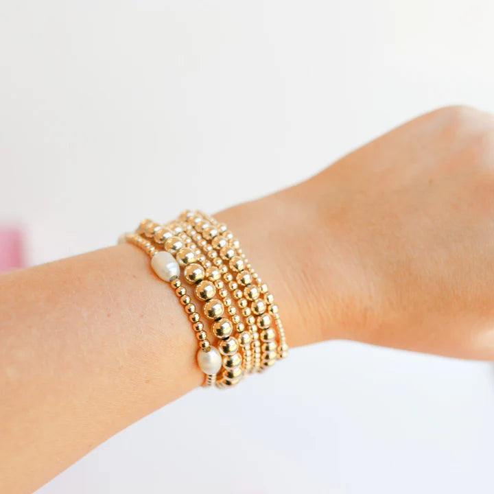 Beaded Blondes Ily Bracelet in Gold