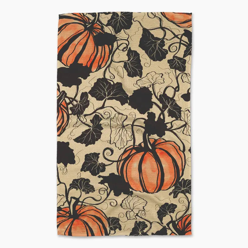 Geometry Harvest Curl Tea Towel