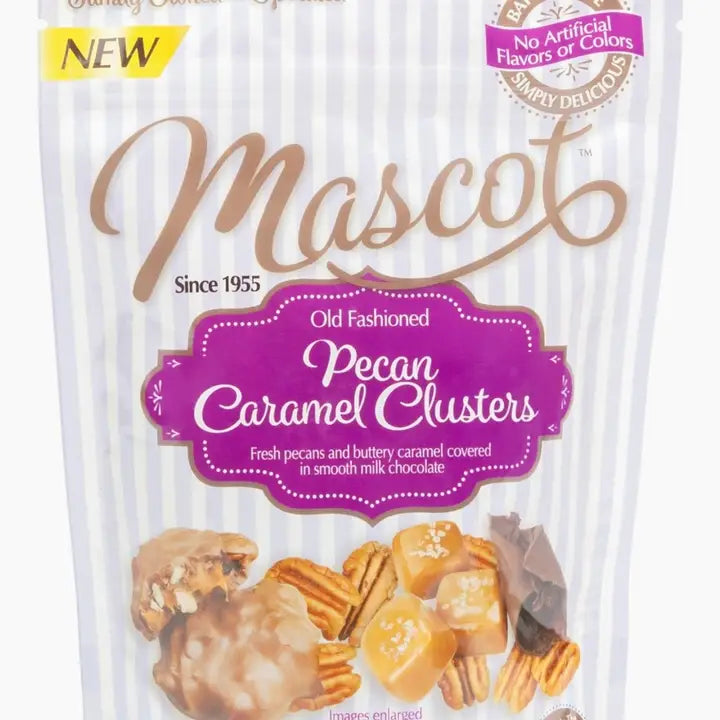Mascot Pecan Old Fashioned Milk Chocolate Pecan Caramel Clusters
