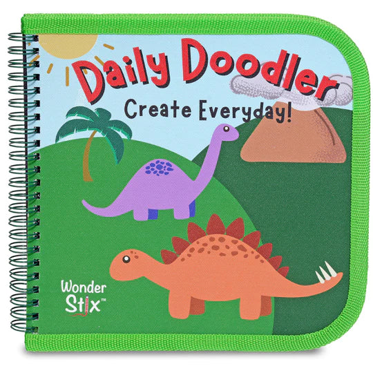 Daily Doodler Reusable Activity Book- Includes 4 Wonder Stix