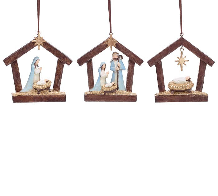 burton + BURTON HUMBLE HOPE HOLY FAMILY RESIN ORNAMENT