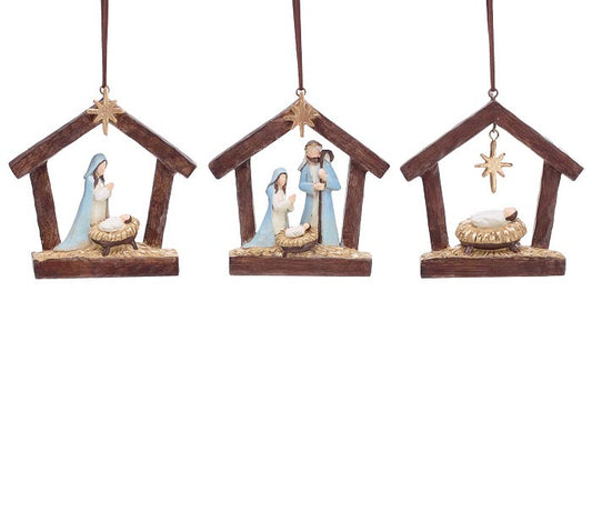 burton + BURTON HUMBLE HOPE HOLY FAMILY RESIN ORNAMENT