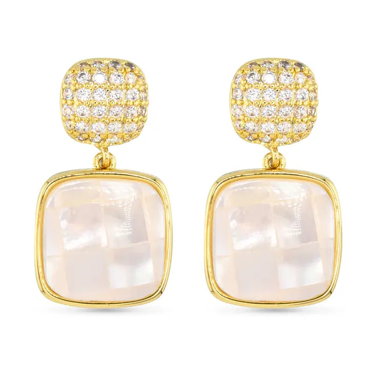 Amanda Blu Gold Mop Earring