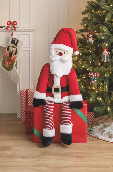 MUD PIE SANTA CLAUS LARGE PLUSH PAL