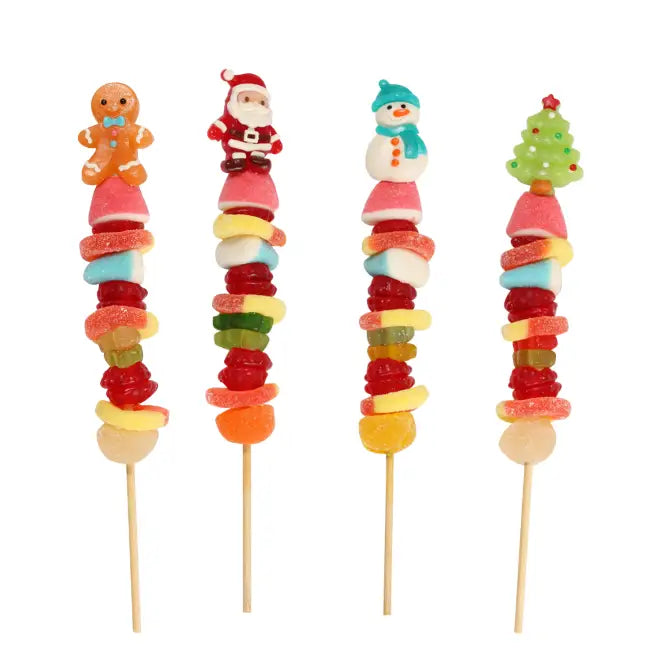 Christmas Gummy Kabobs