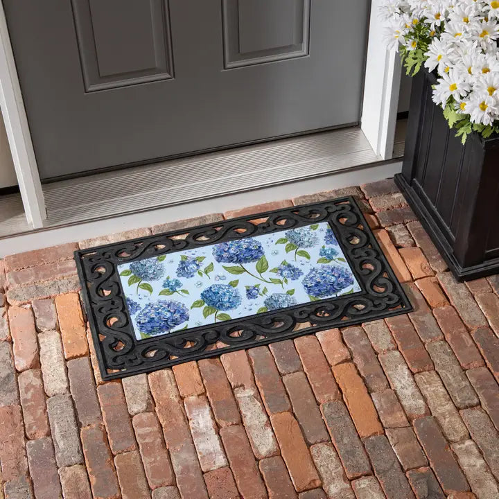 Evergreen Enterprises Vivastyle Sassafras Switch Mat, 22"Lx10"H, Hydrangea Haven