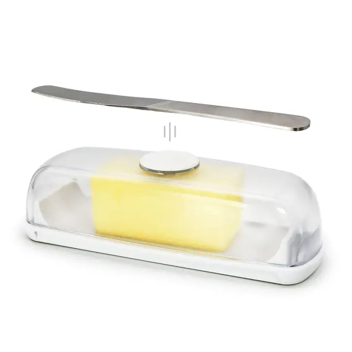 Butter Hub Magnetic Butter Dish-Clear