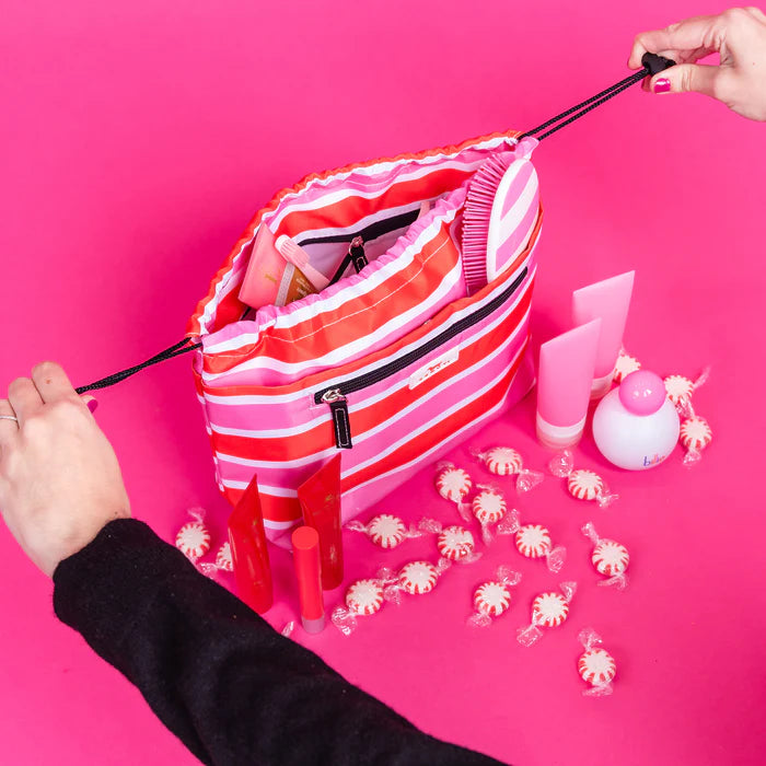 SCOUT GLAM SQUAD MAKEUP BAG-CANDY STRIPER