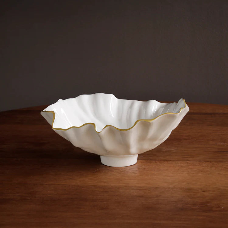 Beatriz Ball ENCANTO Bloom Medium Bowl (Cream and White)