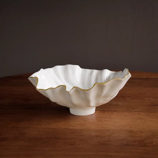 Beatriz Ball ENCANTO Bloom Medium Bowl (Cream and White)