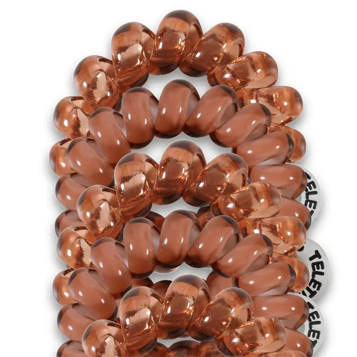 Teleties Sprial Hair Coils | Tiny | Mocha Mousse