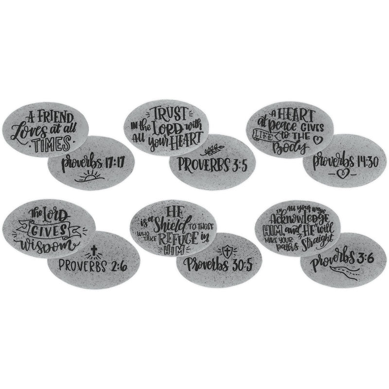 Angel Start Proverbs Stone