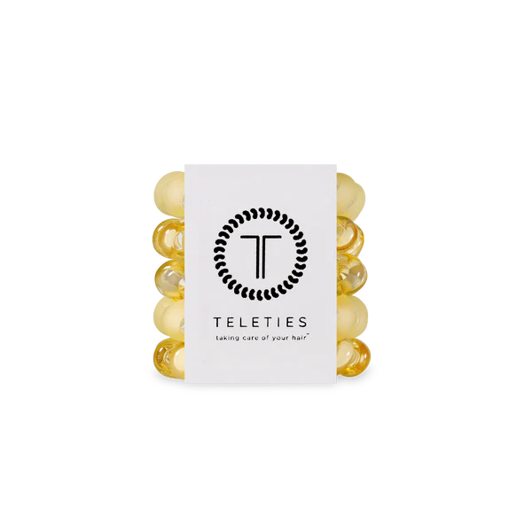 Teleties Butter Yellow Tiny Hair Ties