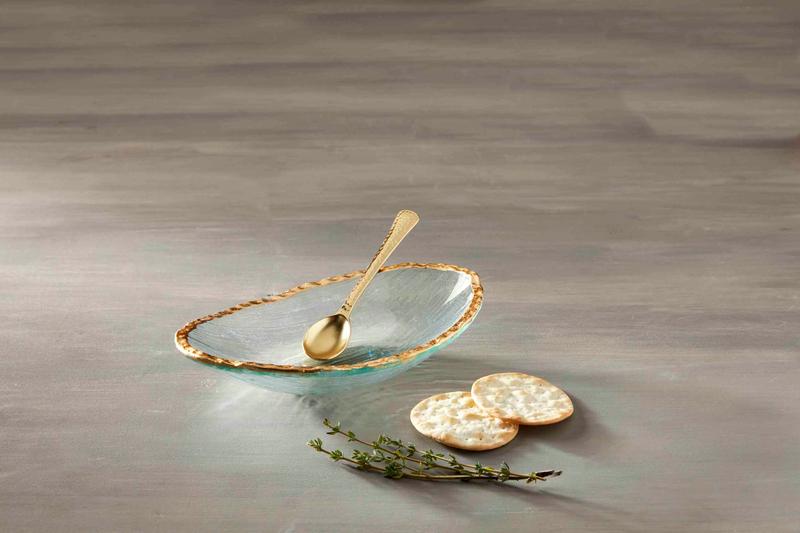 MUD PIE GOLD EDGE DIP BOWL SET