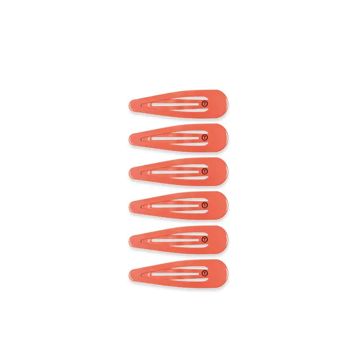 Teleties Snap Clip | Coral Craze | 6 Count